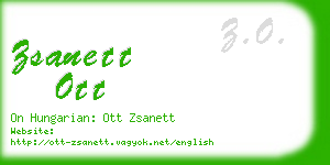 zsanett ott business card